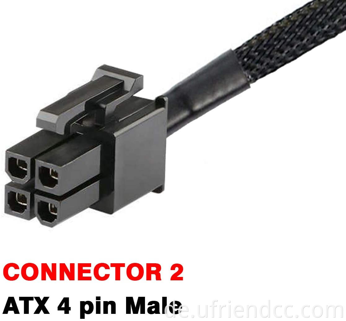 4 Pin Molex ide männlich bis weiblicher Erweiterungsadapterkabel
